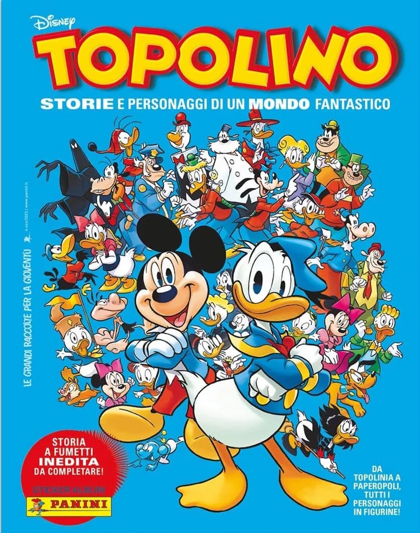 Capa do álbum Topolino - Storie e Personaggi di un Mondo Fantastico