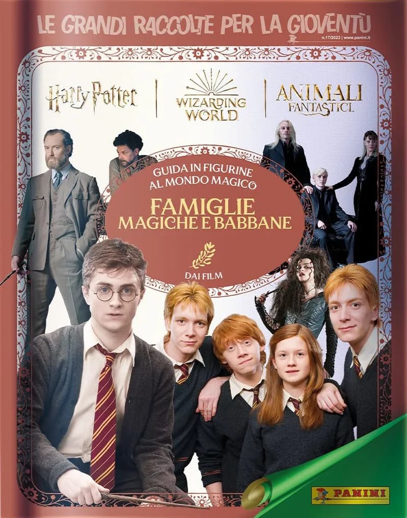 Capa do álbum Harry Potter - Famiglie Magiche e Babbane