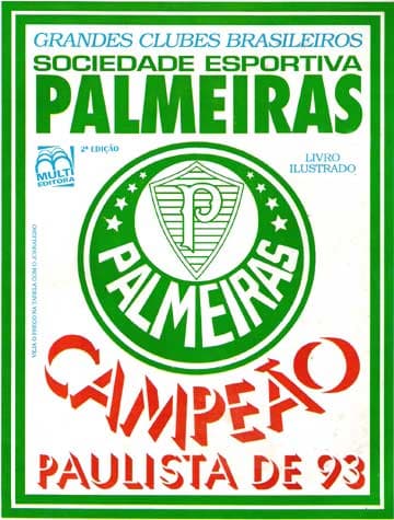 Capa do álbum Grandes Clubes Brasileiros - Sociedade Esportiva Palmeiras