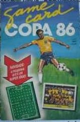 Capa do álbum Game Card - Copa 1986