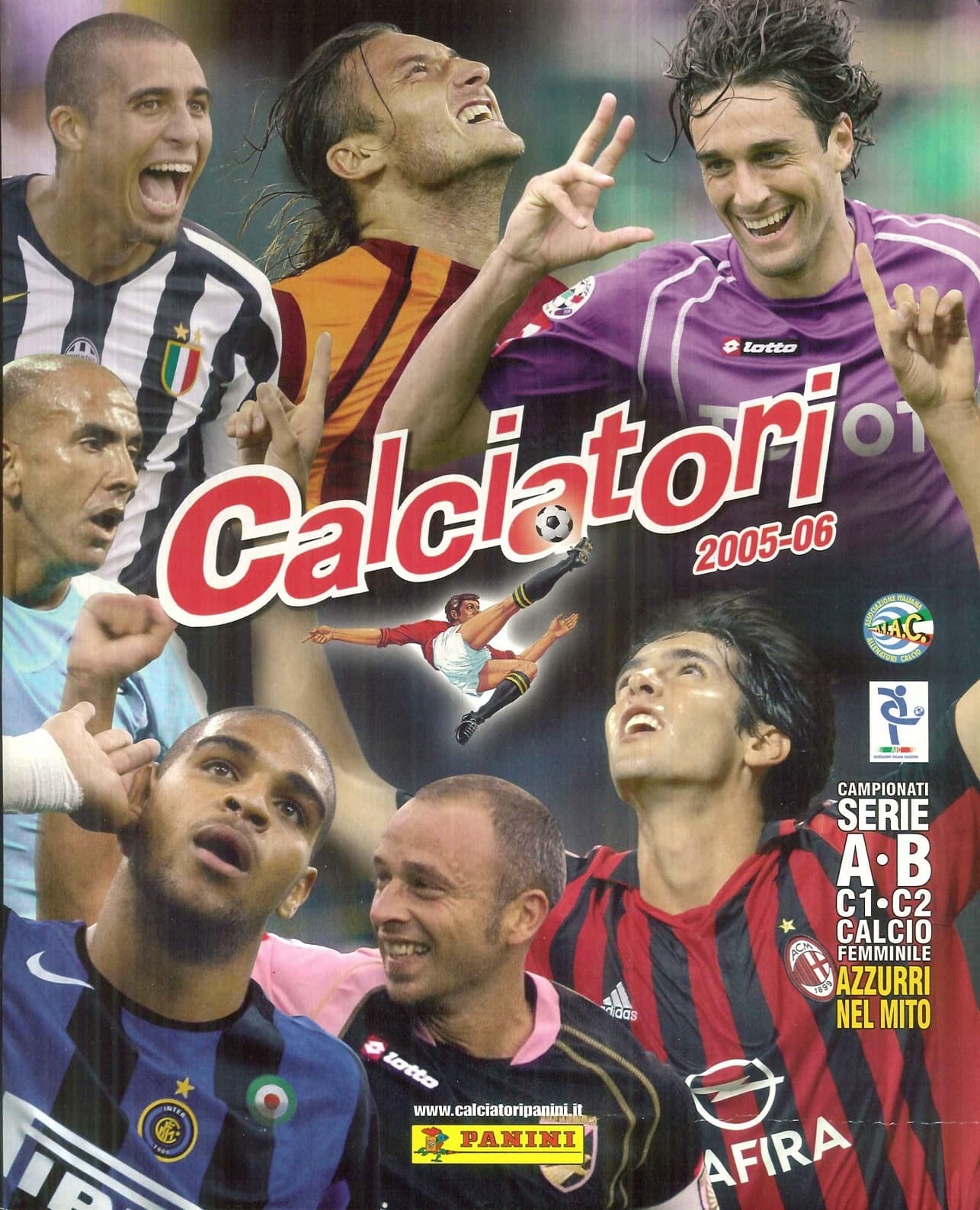 Capa do álbum Calciatori 2005-2006