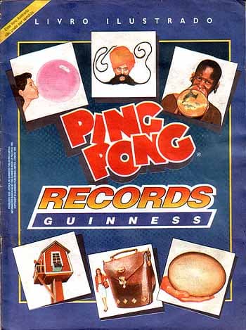 Capa do álbum Chicle de Bola Ping Pong Records Guiness