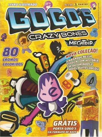 Capa do álbum Gogo's Crazy Bones Megatrip - Figurinhas