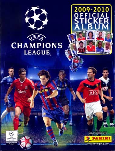 Capa do álbum UEFA Champions League 2009-2010