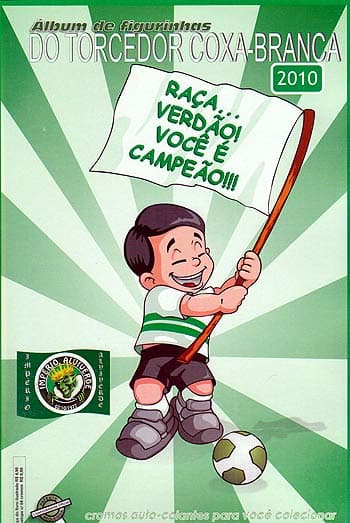 Capa do álbum Álbum de Figurinhas do Torcedor Coxa-Branca 2010