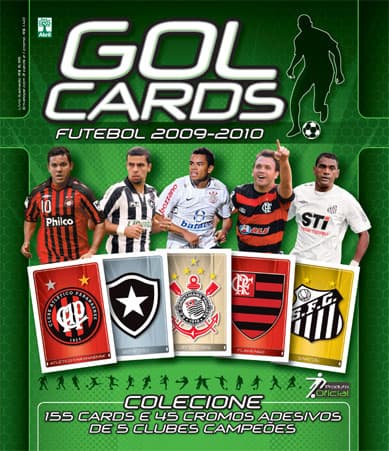 Capa do álbum Gol Cards - Futebol 2009-2010