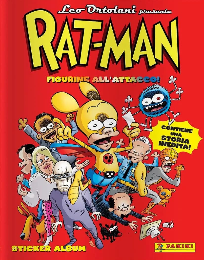 Capa do álbum Rat-Man - Figurine all'Attacco!