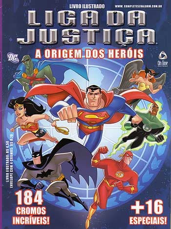 Capa do álbum Liga da Justiça - A Origem dos Heróis