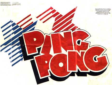 Chicle de Bola Ping Pong Los Angeles 1984