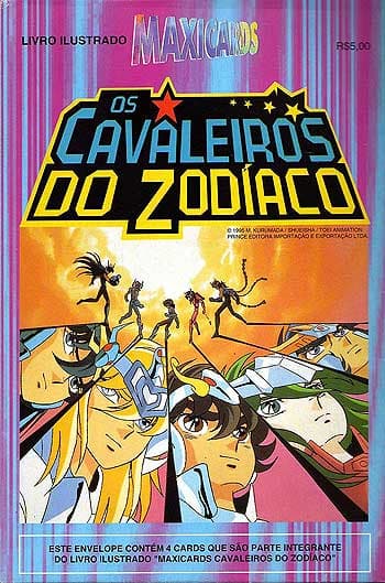 Capa do álbum Os Cavaleiros do Zodíaco - MaxiCards