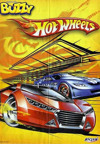 Chicle de Bola Buzzy Hot Wheels 2010