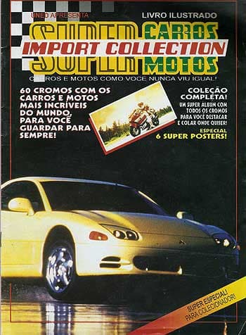 Capa do álbum Super Carros e Motos Import Collection 1995