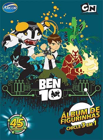 Capa do álbum Chicle de Bola Arcor Ben 10 - 3x1
