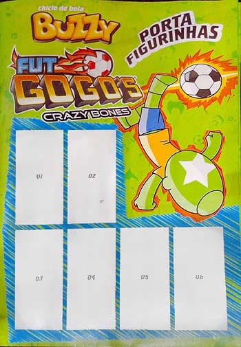 Capa do álbum Chicle de Bola Buzzy Fut Gogo's Crazy Bones