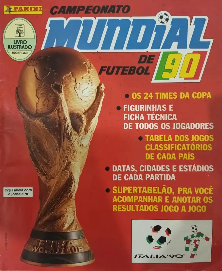 Cover des Albums Campeonato Mundial de futebol 90