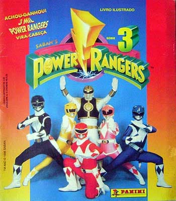 Capa do álbum Power Rangers Série 3