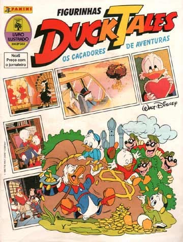 Capa do álbum DuckTales Os Caçadores de Aventuras 1989
