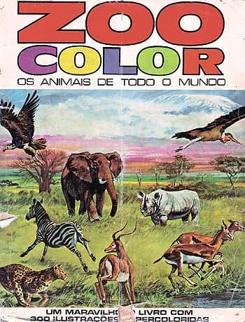 Capa do álbum Zoo Color - Os Animais de todo o Mundo