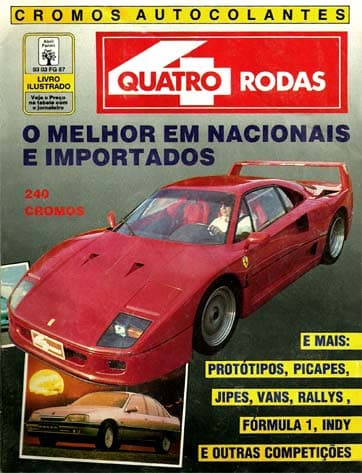 Capa do álbum Quatro Rodas - O Melhor em Nacionais e Importados