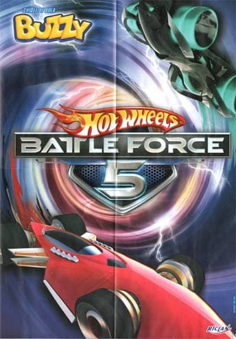 Capa do álbum Chicle de Bola Buzzy Hot Wheels Battle Force 5