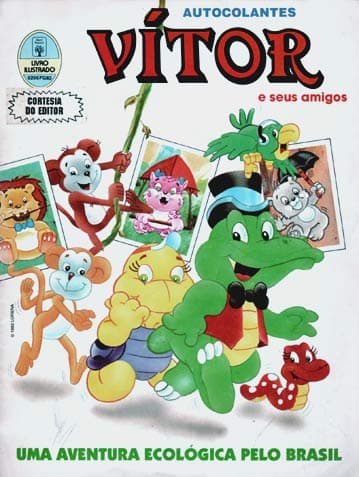 Capa do álbum Vítor e Seus Amigos - Uma Aventura Ecológica Pelo Brasil