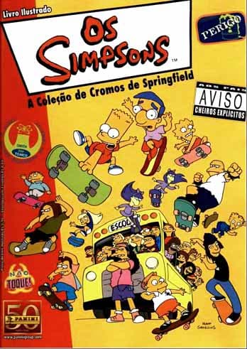 Capa do álbum Os Simpsons - A Coleção de Cromos de Springfield