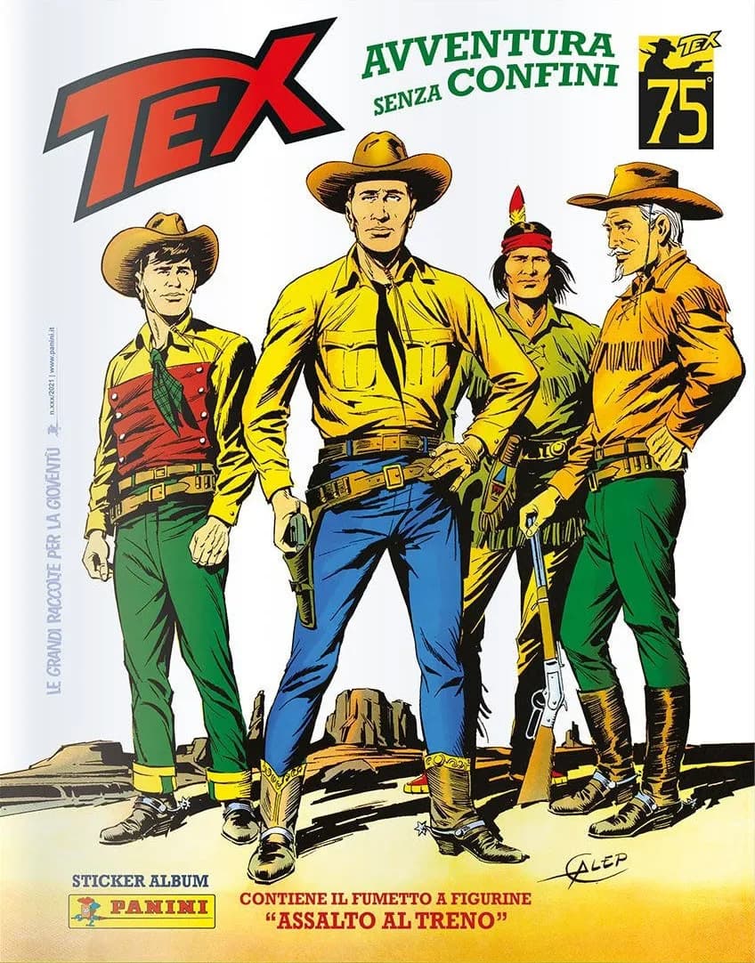 Capa do álbum Tex - Avventura Senza Confini