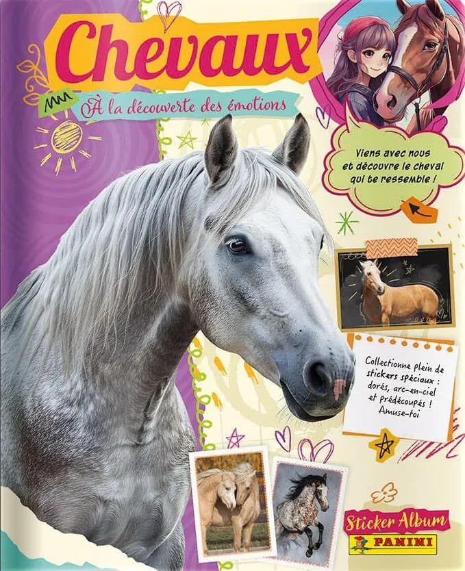 Capa do álbum Chevaux - À la découverte des émotions