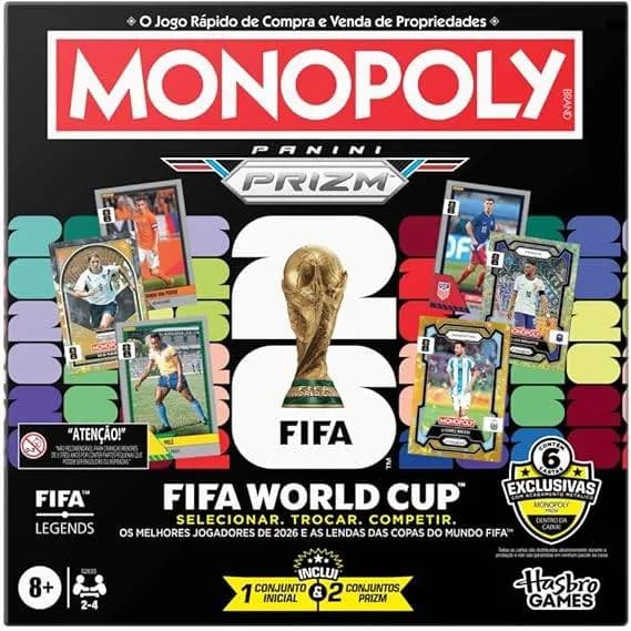 Capa do álbum Monopoly Panini Prizm