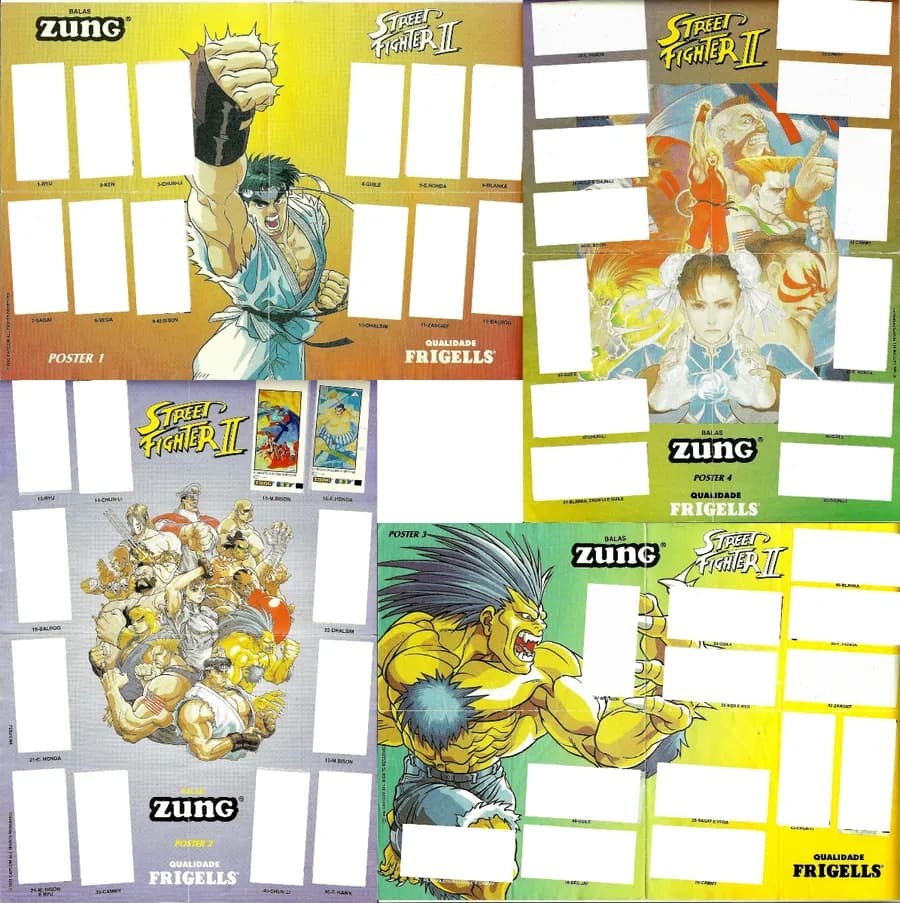 Capa do álbum Balas Freegells Zung Street Fighter II