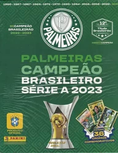 Capa do álbum Palmeiras Campeão Brasileiro Série A 2023