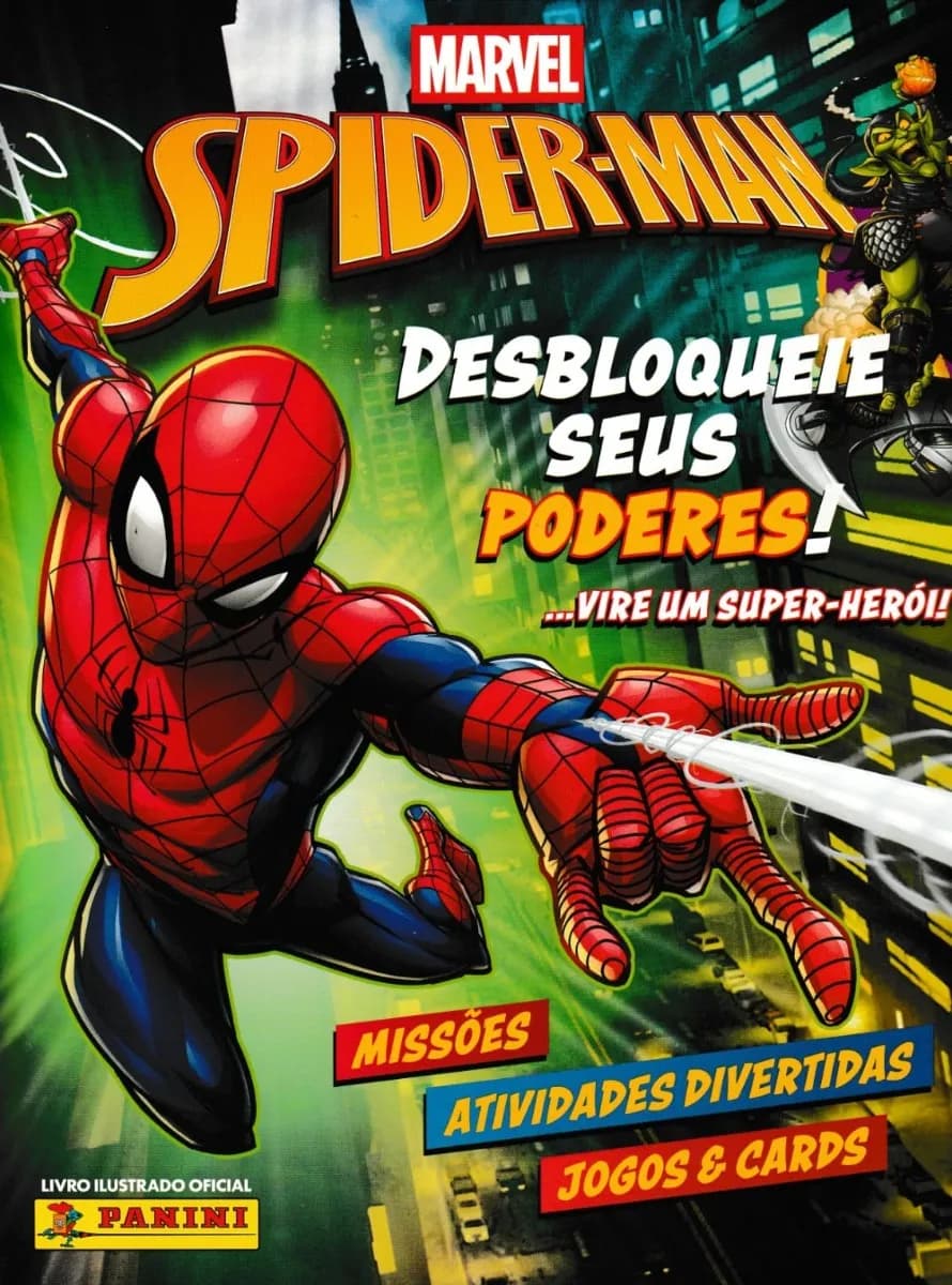 Capa do álbum Spider-Man Desbloqueie seus poderes