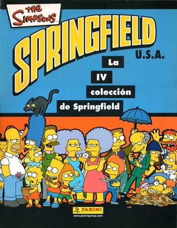 Capa do álbum The Simpsons - Springfield U.S.A.