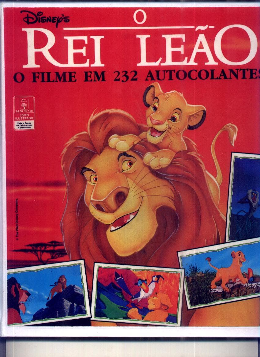 Capa do álbum O Rei Leão 1994