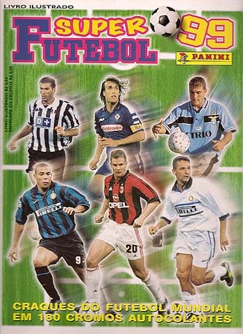 Capa do álbum Super Futebol 99