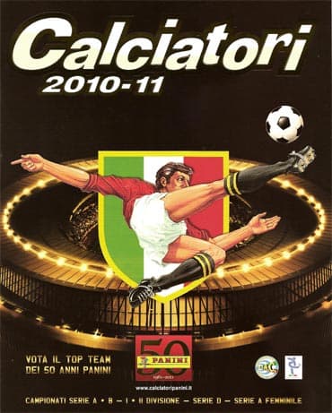 Capa do álbum Calciatori 2010-2011
