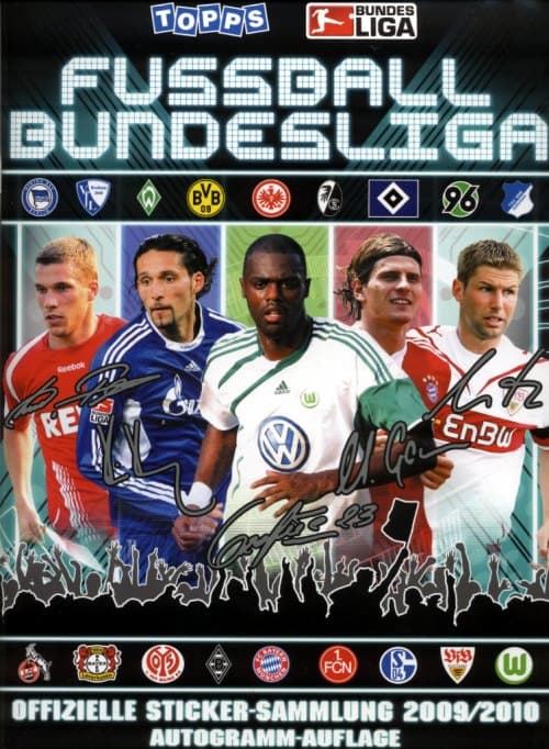 Capa do álbum Fussball Bundesliga 2009/2010 Deutschland