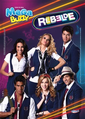 Capa do álbum Chicle de Bola Mega Buzzy Rebelde