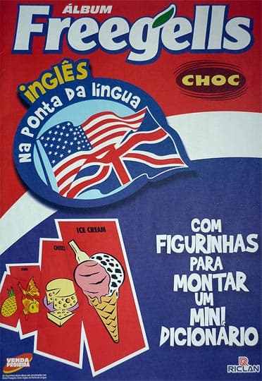 Capa do álbum Balas Freegells Inglês na ponta da língua