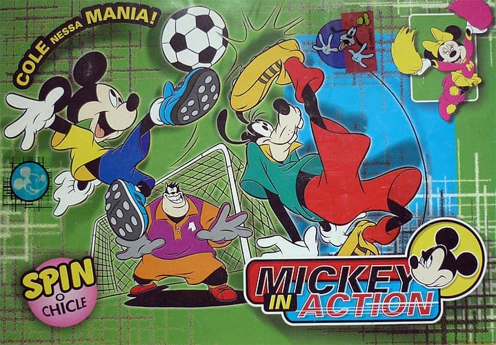 Capa do álbum Chicle de Bola Spin Mickey in action