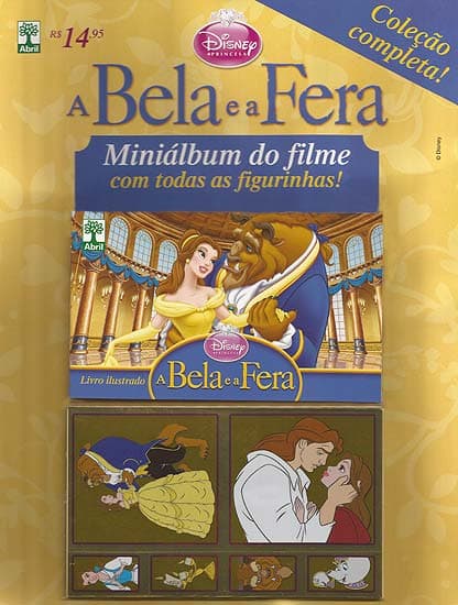 Capa do álbum Miniálbum do filme A Bela e a Fera