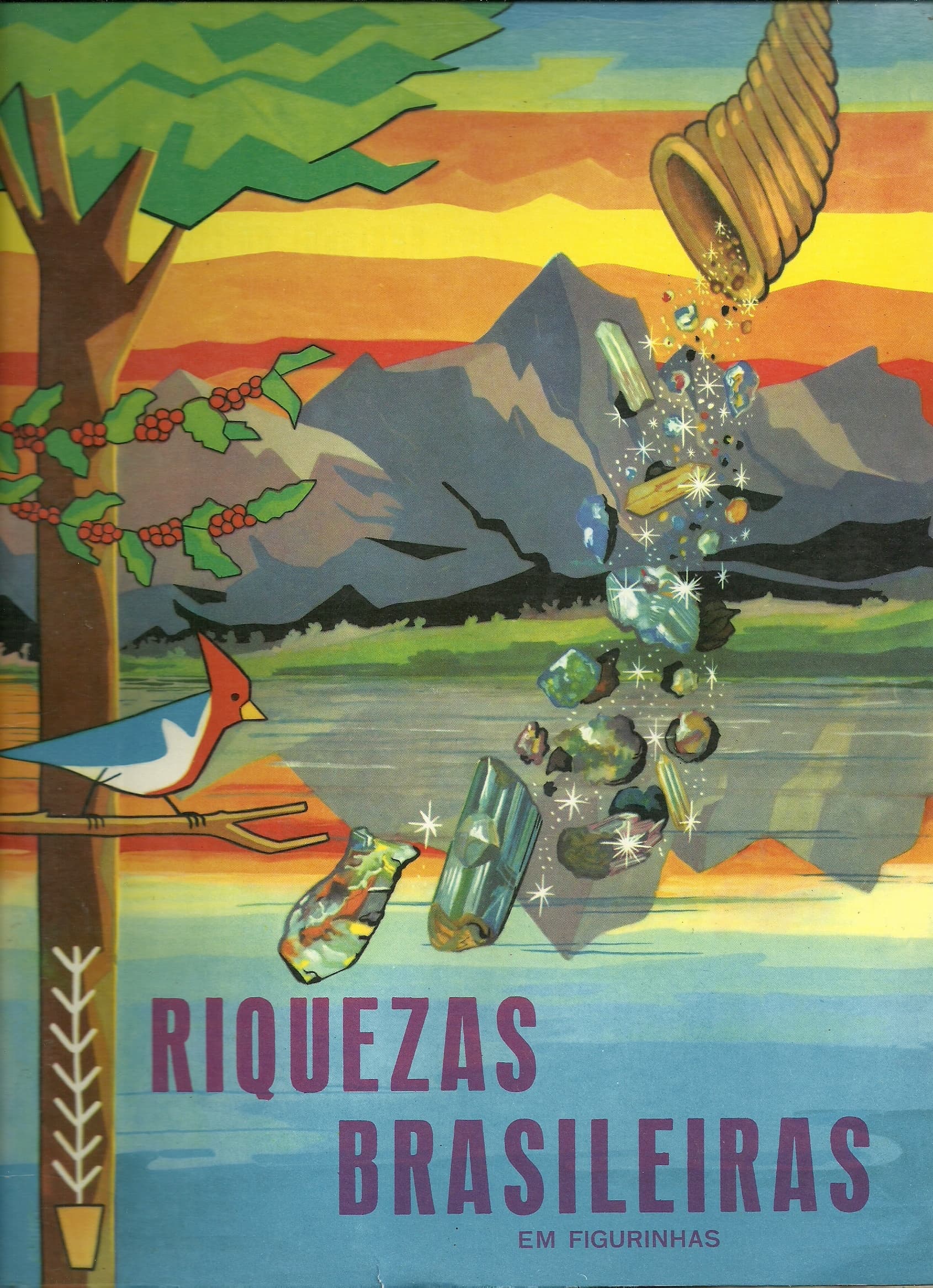 Capa do álbum Riquezas Brasileiras em Figurinhas