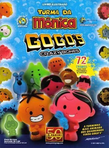 Capa do álbum Gogo's Crazy Bones Turma da Mônica - Somente Bonecos Pintados