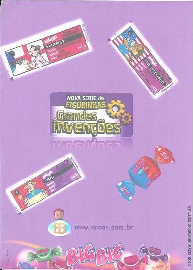 Capa do álbum Chicle de Bola Arcor Big Big Grandes Invenções