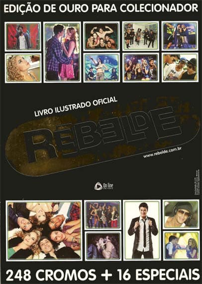 Capa do álbum Rebelde - Edição de ouro para colecionador