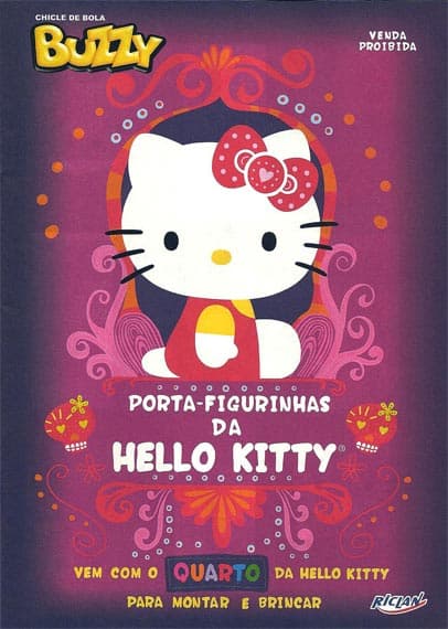 Capa do álbum Chicle de Bola Buzzy Hello Kitty 2012