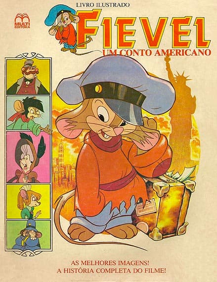 Capa do álbum Fievel - Um Conto Americano