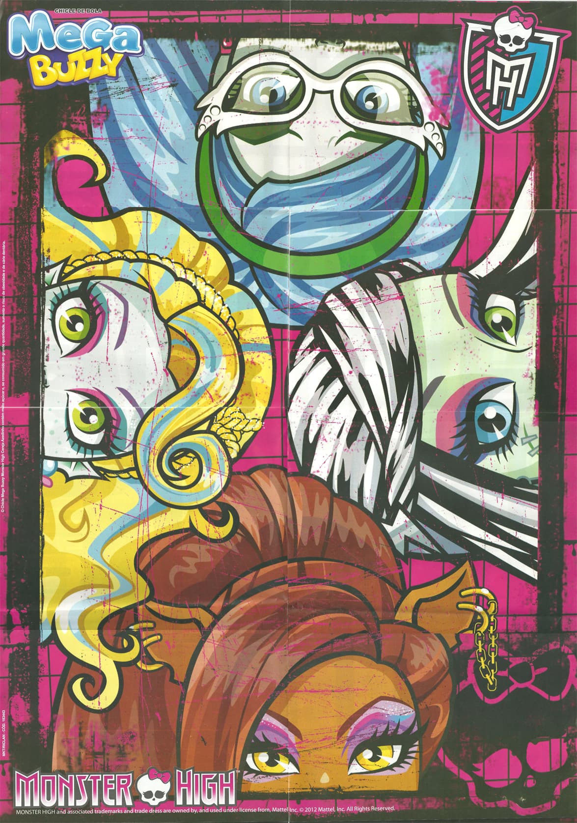 Capa do álbum Chicle de Bola Mega Buzzy Monster High