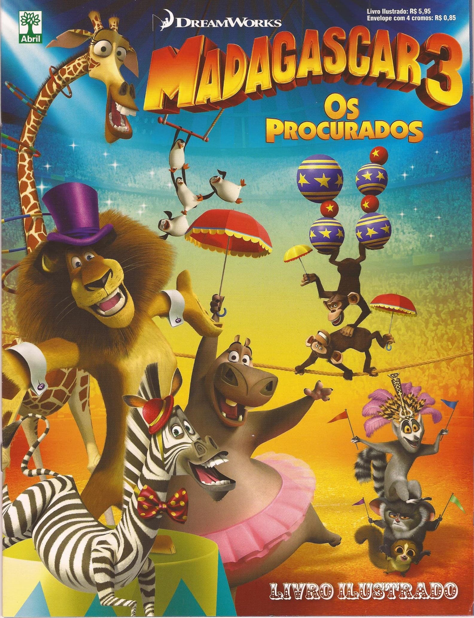 Capa do álbum Madagascar 3 Os Procurados
