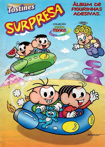 Capa do álbum Tostines Surpresa - Coleção Turma da Mônica